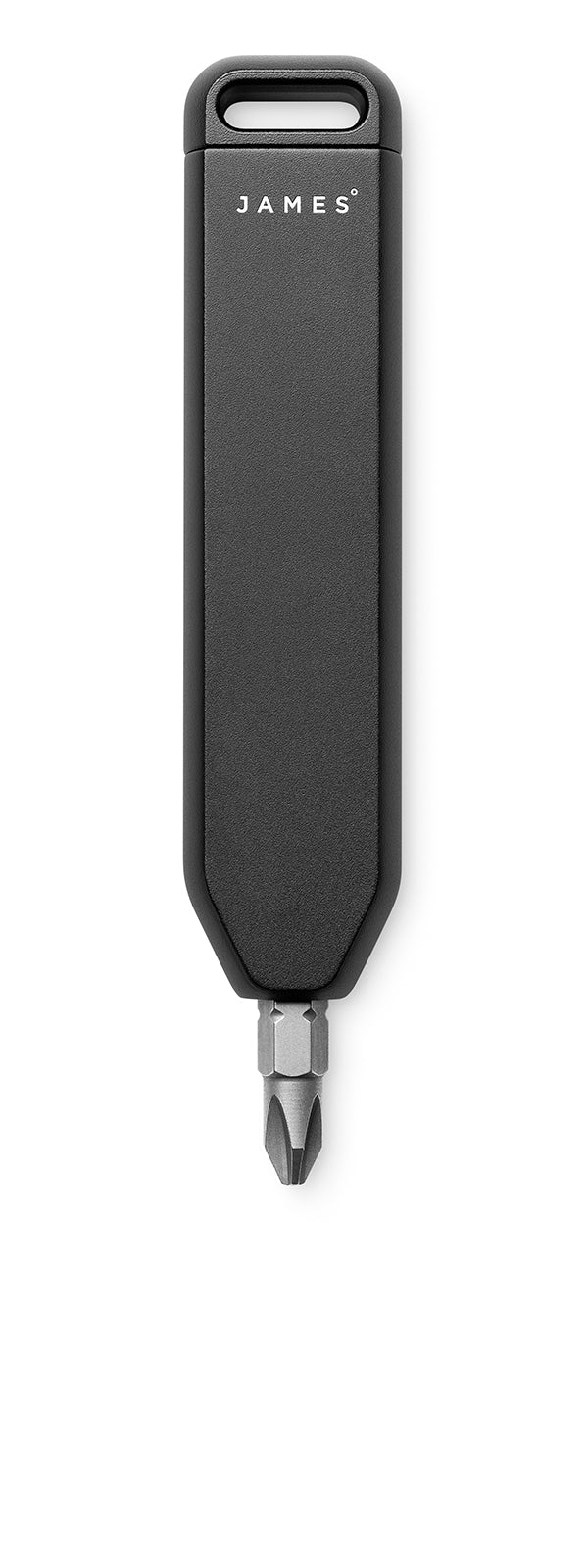 The Warrick EDC Screwdriver in black on a white background.