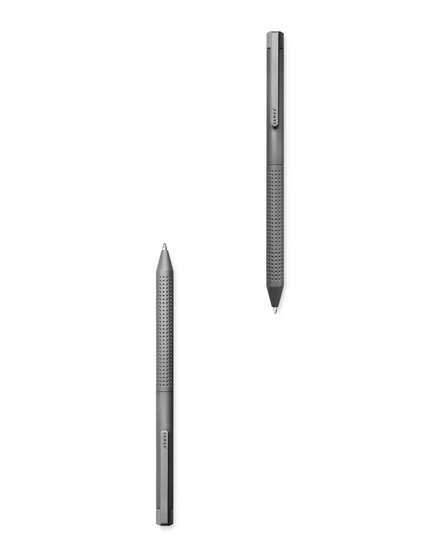 Two of the Bolen titanium twist pens.