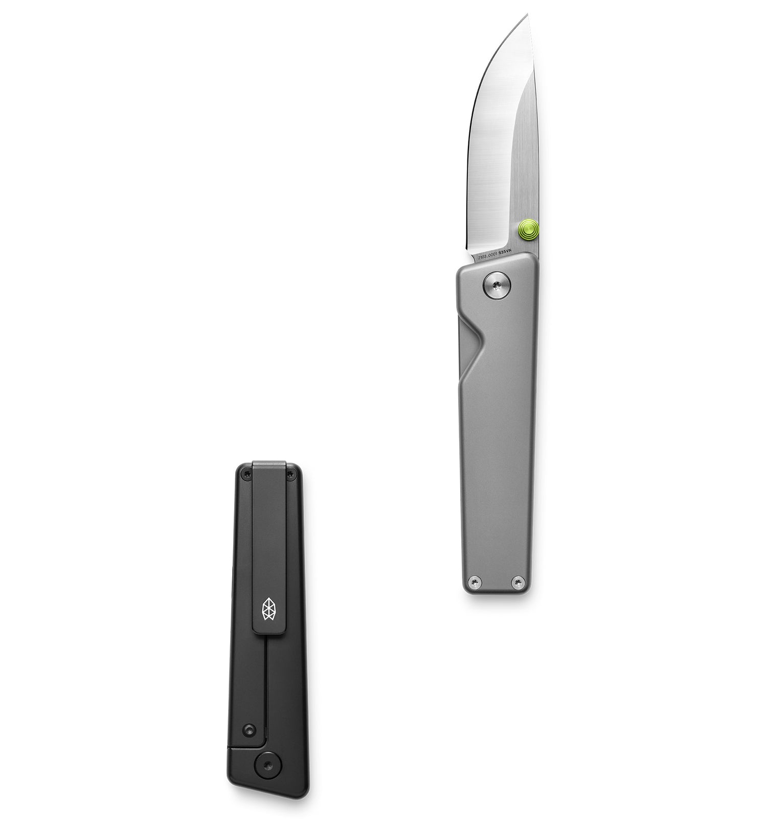 The original Chapter knife and the new Chapter 2 knife.