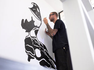 jess mudget painting mural