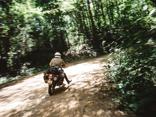 under open air moto ride