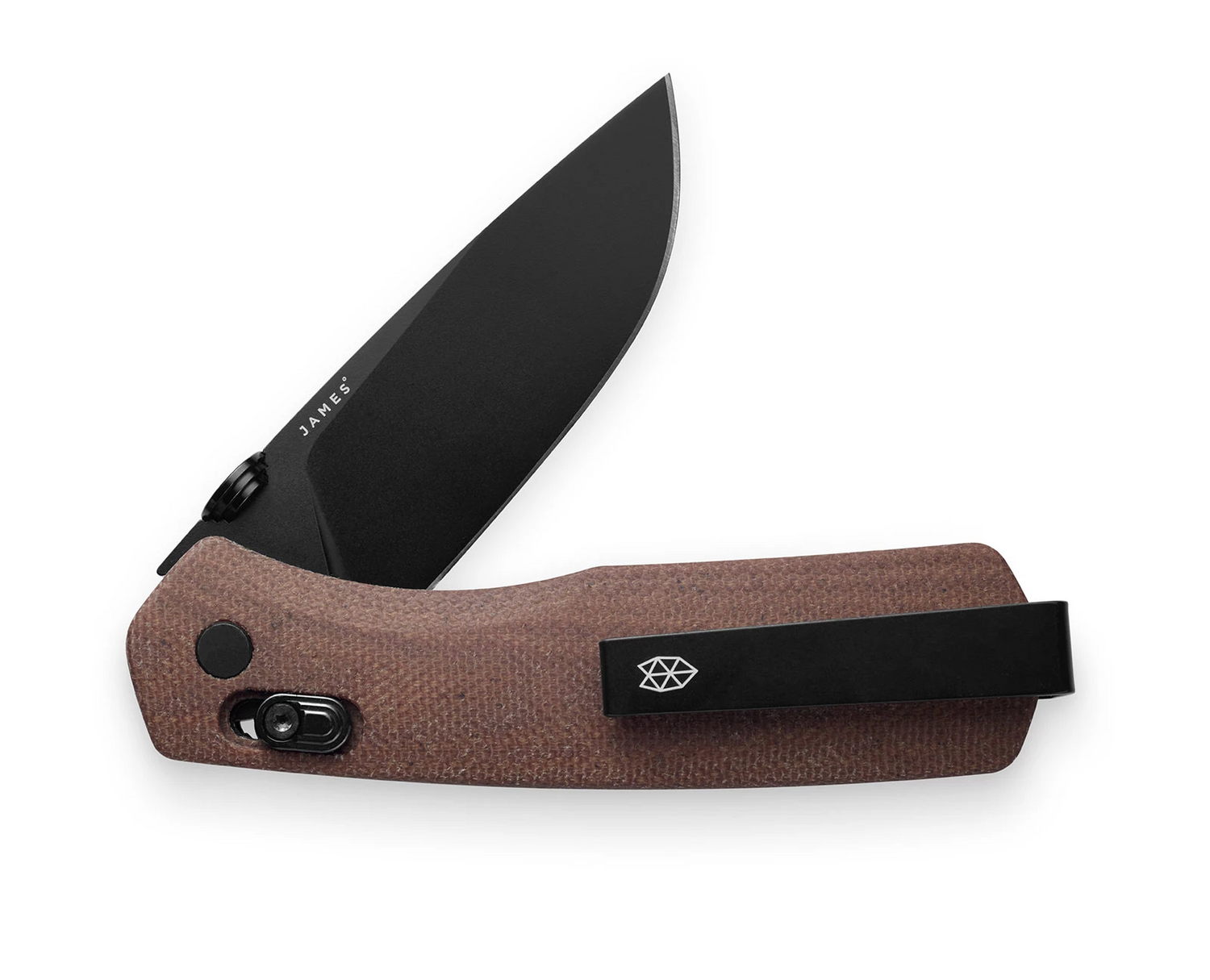 The tan and black Carter pocket knife.