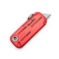 The Palmer Clear EDC utility knife in coral.