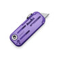 The Palmer Clear EDC utility knife in atomic purple.