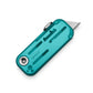 The Palmer Clear EDC utility knife in turquoise.