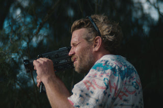 Arto Saari behind the camera in Hawaii.