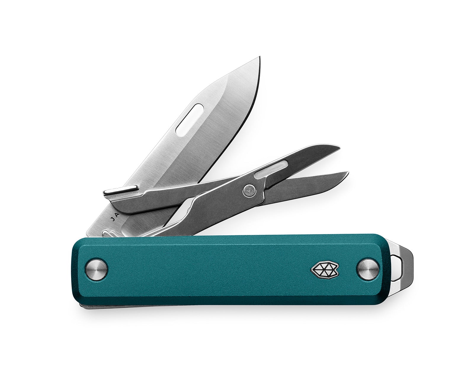 The Ellis EDC multitool in emerald.